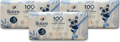 Produktbild von BIOLANE Windeln Größe 5 (11-25 kg) für empfindliche Haut - 132 Windeln