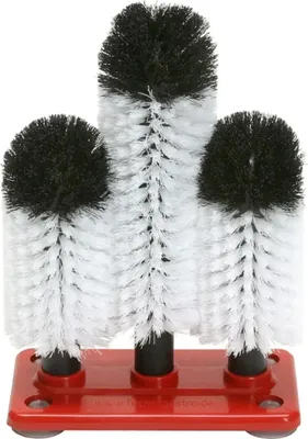 Zdjęcie produktu dla Szczotka, płuczka do szkła - 3 szt, Profis, GR-2 - 2 x 18 + 1 x 24 cm