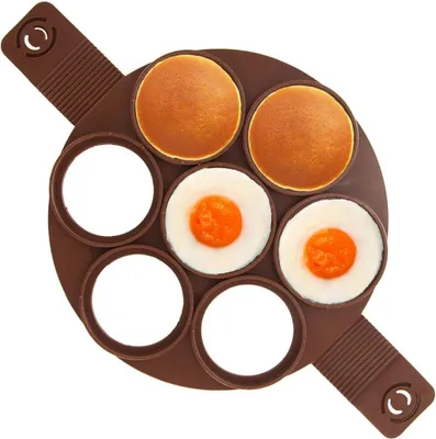 Produktbild von Silikonform für Spiegeleier, Pfannkuchen, Pancakes Eierform