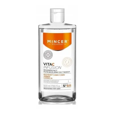 Immagine prodotto di Mincer Pharma Vita C Infusion - Lozione micellare ringiovanente n.611, 500ml