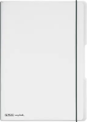 Produktbild von Herlitz Notizheft flex / DIN A4 / je 40 Blatt kariert + liniert / transparent