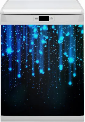 Obrázek produktu pro Magnety Dekorativní magnetická fólie do myčky 60x80 cm kuchyňská - kusy modrá