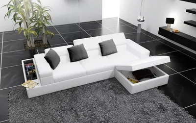 Zdjęcie produktu dla Eck Sofa Polster Couch Sitz Ecke Leder Sofa L-Form Wohnlandschaft Ledersofa