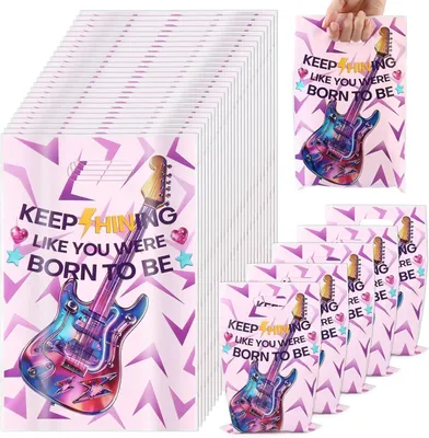Imagen del producto de Bolsas de regalo de papel, de colores, 30 unidades, con asa, para celebraciones