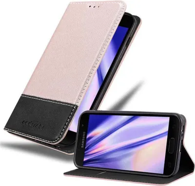 Zdjęcie produktu dla Etui Cadorabo do Samsung Galaxy A3 2017 w kolorze różowym Etui SHANDY Etui Book Case imitacja skóry