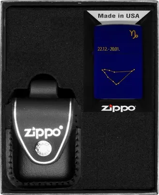 Produktbild von ZIPPO Feuerzeug-Set ZODIAC CAPRICORN DESIGN KOZIOROŻEC Geschenk No3