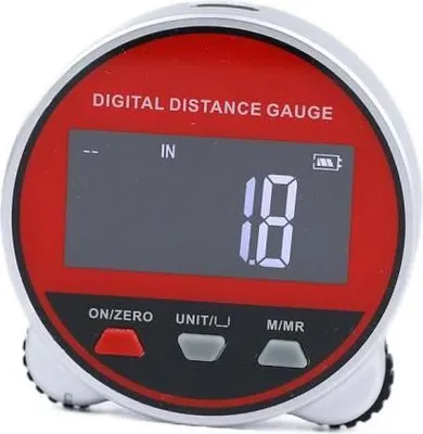 Produktbild von Tragbarer elektronischer Entfernungsmesser 0–199,999 m, elektronischer digitaler Rollenlineal zur Messung von Zylinderdurchmessern, rot