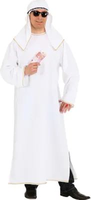 Produktbild von O878-58-60 weiß Herren Kostüm Kutte Gr.58-60