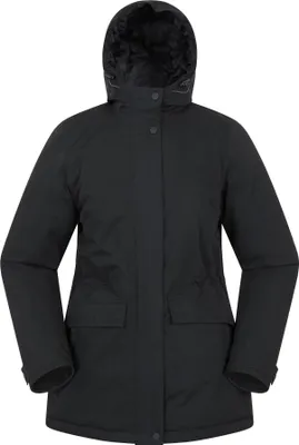 Obrázek produktu pro Mountain Warehouse - Dámská prošívaná bunda "Maple", nepromokavá MW4656 (40 CZ) (Černá)