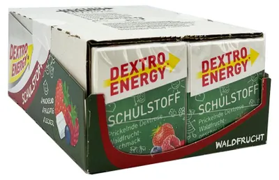 Produktbild von Dextro Energy Schulstoff Waldfrucht, Traubenzucker mit Fruchtgeschmack, 12x 50g