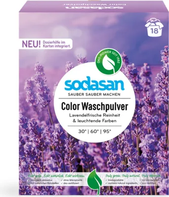 Produktbild von SODASAN Waschpulver Color Lavendel 1.01 kg