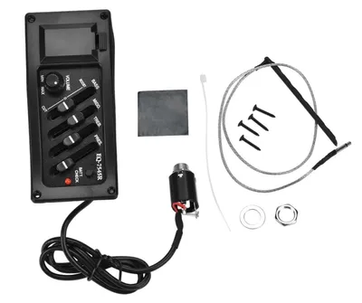 Produktbild von Tonabnehmer Gitarren Vorverstärker - 4-Band-Equalizer - Akustikgitarre - 2,5 mm Stecker