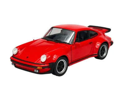 Image de Welly 1974 Porsche 911 Turbo 3.0 Rouge Échelle 1:24 Modèle réduit 24043
