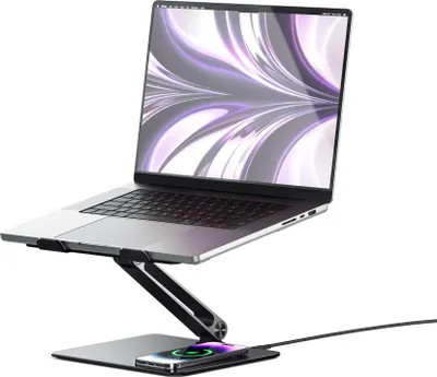 Produktbild von ALOGIC EPLSWCBK, Laptop-Ständer, Schwarz, Aluminium, 27,9 cm (11"), 43,2 cm (17"), MacBook Pro, MacBook Air, Dell XPS, Chromebook