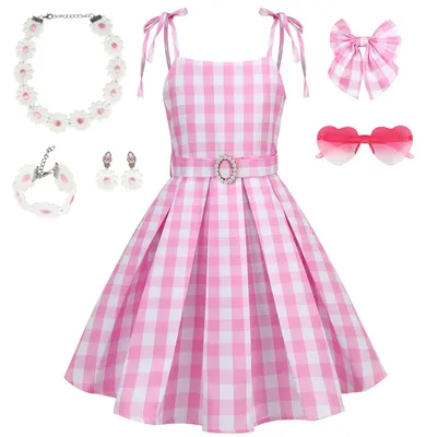 Produktbild von Cosplay-Kostüm der Prinzessin Karneval in Rosa für Mädchen 120 cm