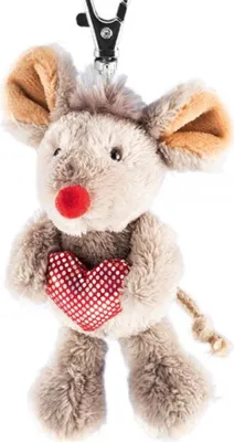 Produktbild von Schaffer Schlüsselanhänger Maus+Herz 12 cm