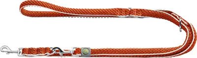 Produktbild von Hunter Verstellbare Führleine Hilo orange, Maße: 20 mm / 200 cm