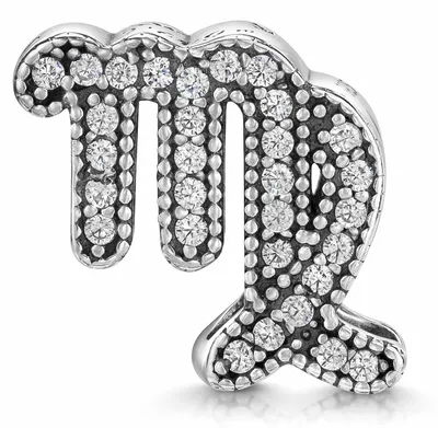 Produktbild von MATERIA by Matthias Wagner Sternzeichen Charm Jungfrau Silber 925 mit Zirkonia 19