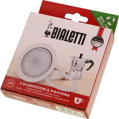 Image de Dichtungssatz BIALETTI 3 Dichtungen 1 Filter Tassen 9
