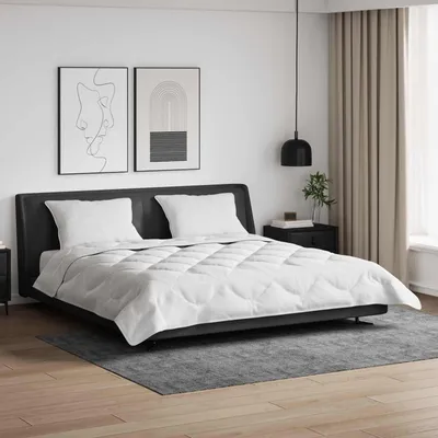 Produktbild von "Schlussverkauf" Bettdecke mit Kissen 3 Stück - Winter-Duvet-Set - Weiß Mikrofaser  C6105