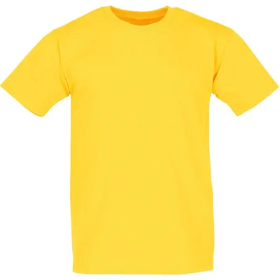 Produktbild von Fruit of the Loom Valueweight T-Shirt Farbe: gelb Größe: M