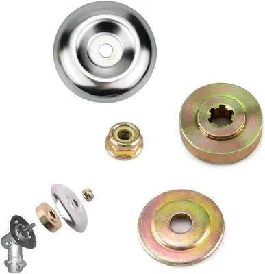 Immagine prodotto di Kit di ricambio per lame metalliche: set di adattatori e di fissaggio per lame intercambiabili per accessori per tosaerba