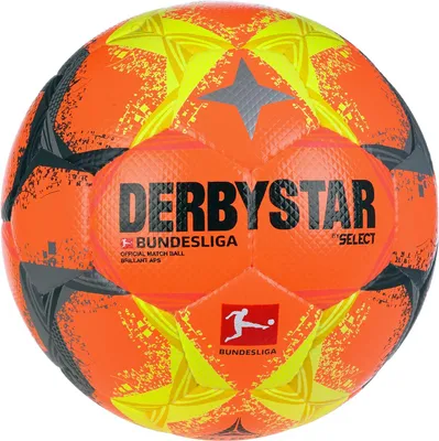 Produktbild von DERBYSTAR offizieller Bundesliga Brillant APS High Visible Winter-Spielball 2022/23 orange 5