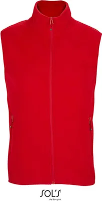 Immagine prodotto di SOLs 03822 | Unisex Factor Scaldacorpo in pile con zip - Colore: Rosso - Taglia: L