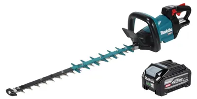 Immagine prodotto di Tagliasiepi a batteria Makita UH 004 GU1 40 V max. 60 cm Brushless + 1x batteria da 4,0 Ah - senza caricabatterie
