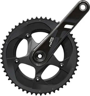 Produktbild von Sram Force 22 Gxp Yaw Kurbelgarnitur Schwarz 175 mm / 50/34t Schwarz 175 mm