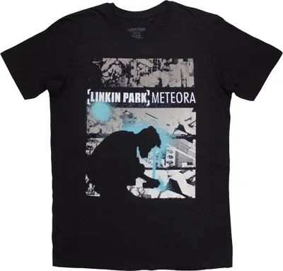 Immagine prodotto di Linkin Park - Top corto "Meteora Drip Collage" per donna RO12655 (L) (Nero)