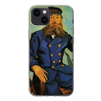 Produktbild von MuchoWow® Handyhülle Schutzhülle Hülle für iPhone 13 mini Porträt von Joseph Roulin - Vincent van Gogh Silikon Softcase Handy Hülle - Softcase
