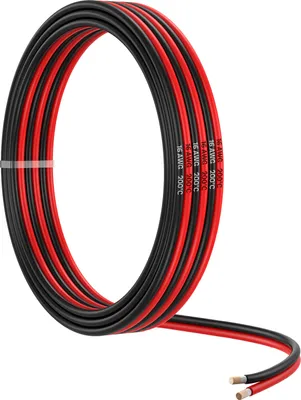 Produktbild von 16 AWG Elektrischer Draht Parallel-16 Gauge (1,31mm²)-2 Kabel Jede 5m / 16.4ft
