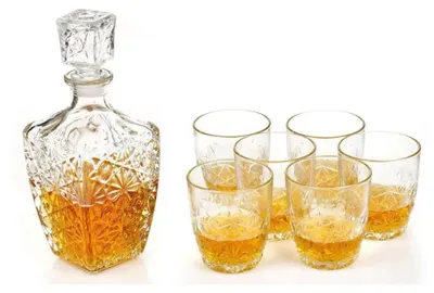 Produktbild von Bormioli Rocco Whiskey Set Dedalo 7-teilig
