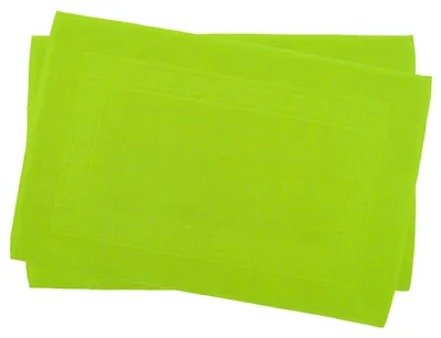 Produktbild von 2 er Set Julie Julsen® Badvorleger Duschvorleger Spirale Apfelgrün,50 x 40 cm