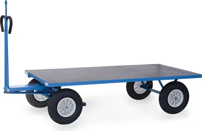 Produktbild von Fetra Handpritschenwagen mit Zugöse und Polyurethanbereifung, 2000x1000mm Ladefläche 750kg Tragkraft