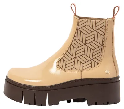 Produktbild von Art Stiefeletten Damen 1766 NAPPA SHINNY CHAMPAGNE-FLAMINGO / LEEDS Bunt