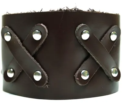 Produktbild von CJBB1911 Herren Armband Leder braun 22,5 cm