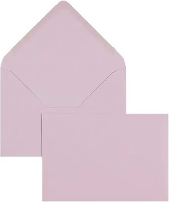 Produktbild von Briefumschläge 125x175mm (DIN B6) 100g/qm gummiert VE=100 Stück flieder