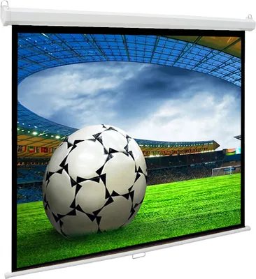 Produktbild von 1:1 Slenderline Base Heimkino Beamer Rolloleinwand 180 x 180 (174x174)cm / Gehäuselänge 187 cm / FULL HD / 3D / 4K / HDTV / manuelle Leinwand