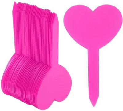 Produktbild von Gartenetiketten Set aus 100 Stücken - Wiederverwendbar und Wasserdicht - Gartenetikett für Pflanzen, Kräuter und Blumen - 8 x 4 cm