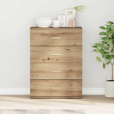 Image de Buffet vidaXL en chêne Artisan 60 x 39 x 80 cm, aggloméré