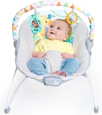 Produktbild von Babywip, Safari Fun mit entspannender Giraffe und Affe, mehrfarbig