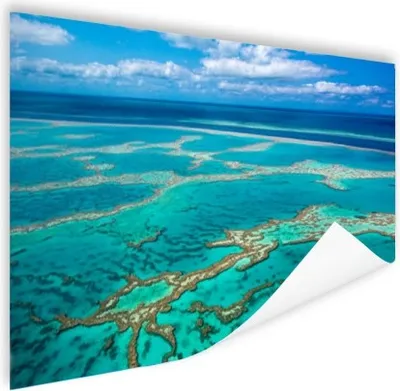 Produktbild von MuchoWow® Poster Fotodruck Great Barrier Reef 180x120 cm - Fotoplakat
