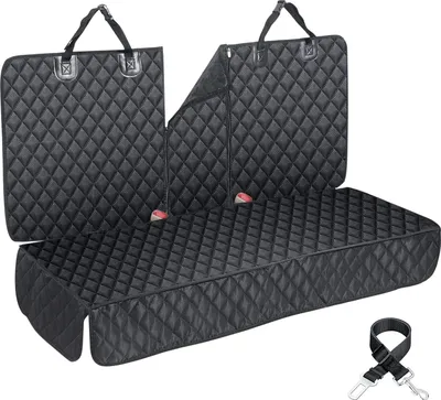 Produktbild von Wasserdicht Kindersitzunterlage-Hundedecke Rückbank ISOFIX,Autoschondecke Hund Rücksitz,Kratzfest -Auto Universelle Fit LKWs PKWs SUVs