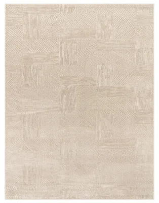 Produktbild von TT Home Wohnzimmer Teppich Esszimmer Kurzflor Boho Design Skandinavisch Abstrakt Unifarben Hoch-Tief-Effekt Moderner Style Größe 80x150 cm