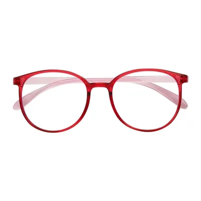 Produktbild von Blaulichtfilter Brille Damen Herren, Leichte Brille Ohne Stärke Computerbrille, Farbe: Rot