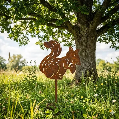 Zdjęcie produktu dla Wtyczka do ściółki wiewiórka ok. 15 cm - Dekoracja ogrodu