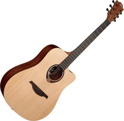 Zdjęcie produktu dla LAG Tramontane T70DC Natural Satin Gitara akustyczna