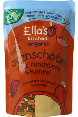 Productafbeelding van Ella's Kitchen Ovenschotel Met Rundvlees En Kaneel 10+ Maanden  (190 gr)